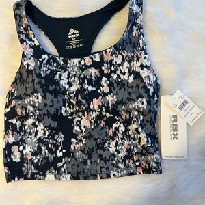 Multi color athletic tank top. With built in brawl.